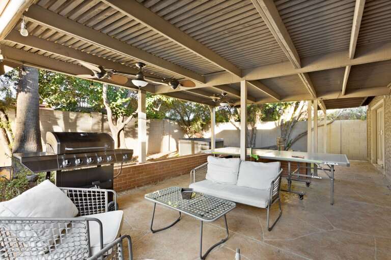 Outdoor Seating Area & Grill Outdoor Seating Area & Grill