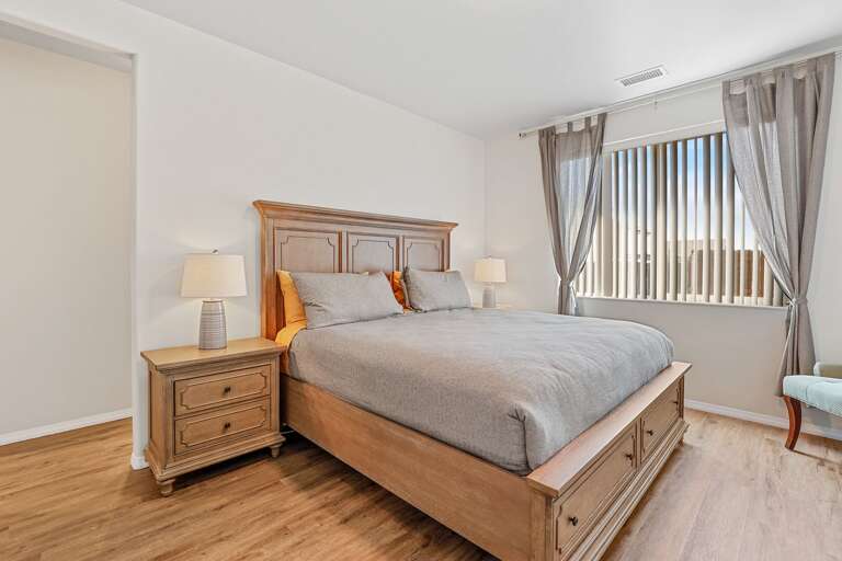 Primary bedroom located on the first floor.