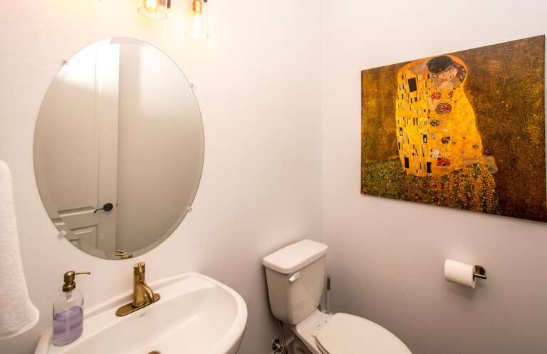 Half bath downstairs. Half bath downstairs.