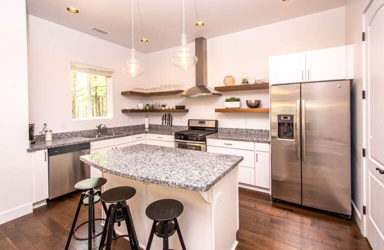 Fully Equipped Chef's Kitchen: Granite countertops, stainless steel appliances, and all the tools needed to prepare and enjoy incredible home-cooked meals. Fully Equipped Chef's Kitchen: Granite countertops, stainless steel appliances, and all the tools needed to prepare and enjoy incredible home-cooked meals.