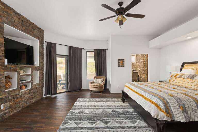 Bedroom Six w/ King Bed & TV Bedroom Six w/ King Bed & TV