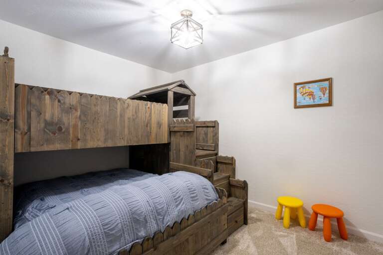 Bedroom Two w/ Twin-Full Bunk Bed Bedroom Two w/ Twin-Full Bunk Bed