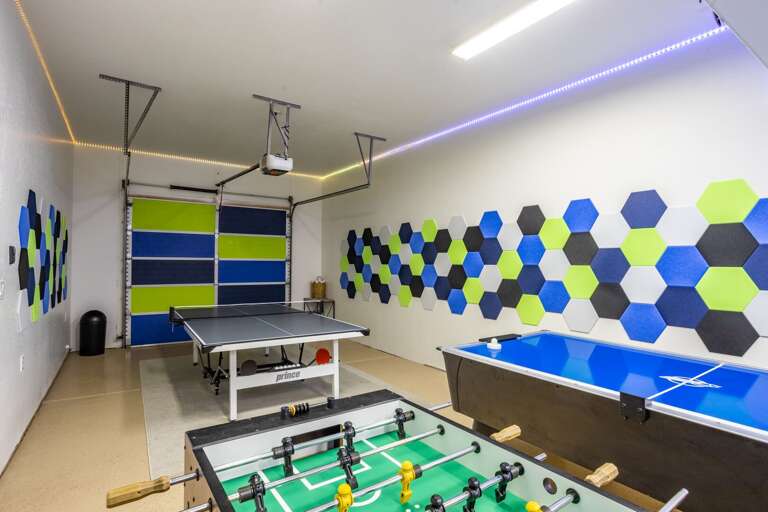 Entertainment Area w/ Foosball, Air Hockey & Ping Pong Table Entertainment Area w/ Foosball, Air Hockey & Ping Pong Table