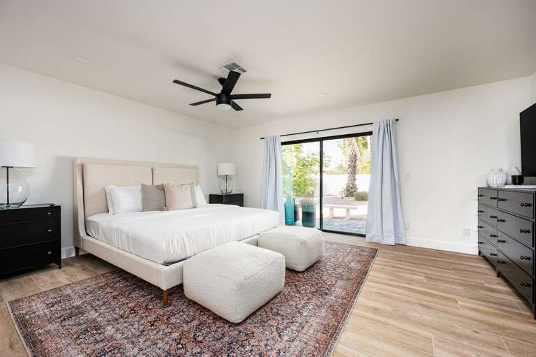 We love this large primary bedroom. We love this large primary bedroom.