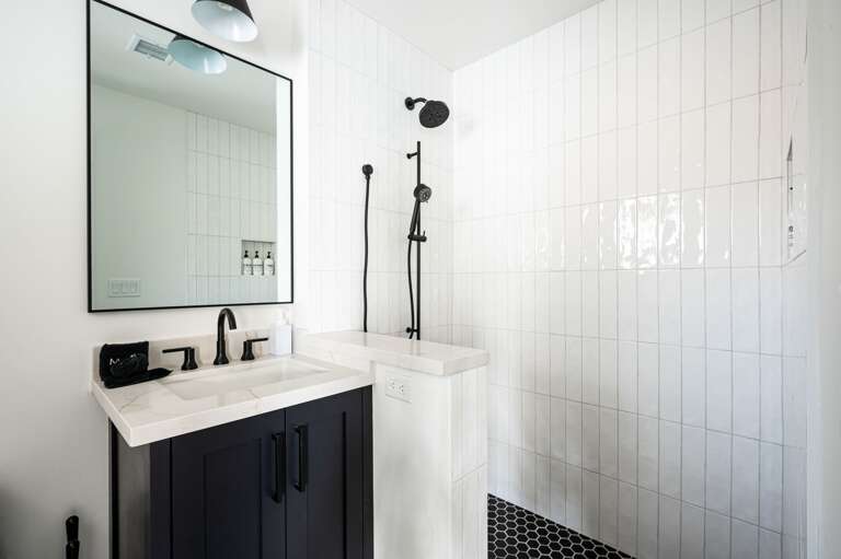 Walk in shower Walk in shower