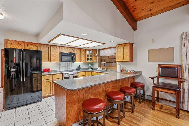 The kitchen is so well-stocked, you might just feel like a contestant on a cooking show (minus the time pressure, of course). The kitchen is so well-stocked, you might just feel like a contestant on a cooking show (minus the time pressure, of course).