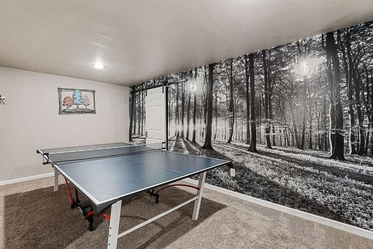 Challenge friends or family to a ping-pong match. Challenge friends or family to a ping-pong match.