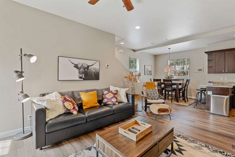 This spacious second-floor living area is designed for connection and relaxation, featuring 9-foot ceilings and a wide-open floor plan. This spacious second-floor living area is designed for connection and relaxation, featuring 9-foot ceilings and a wide-open floor plan.