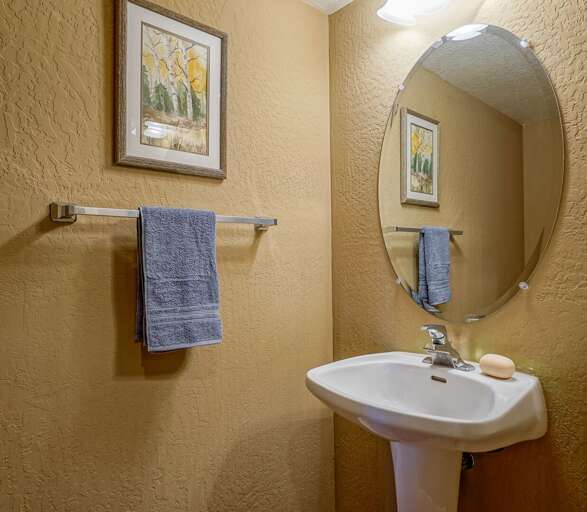 Main Level:  Half Bathroom – Conveniently located on the main level for guests. Main Level:  Half Bathroom – Conveniently located on the main level for guests.