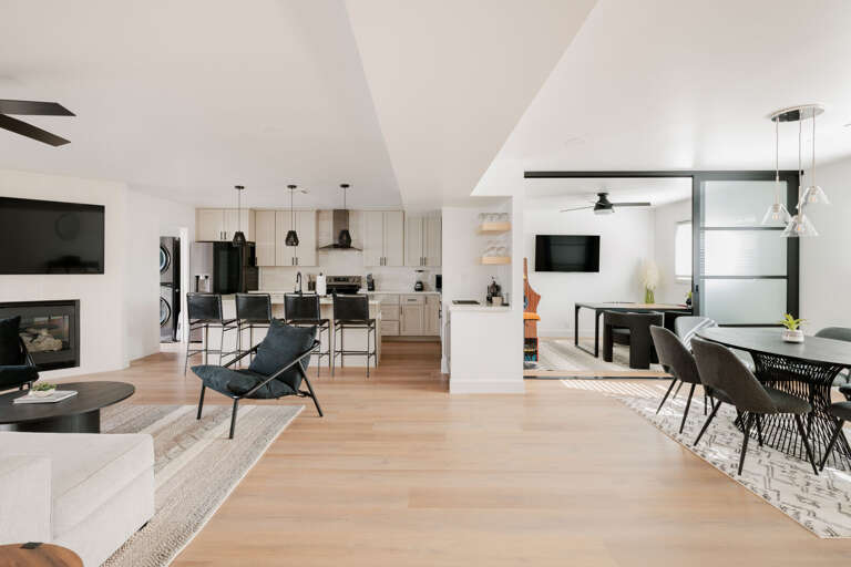 We love the open concept of the living areas. We love the open concept of the living areas.