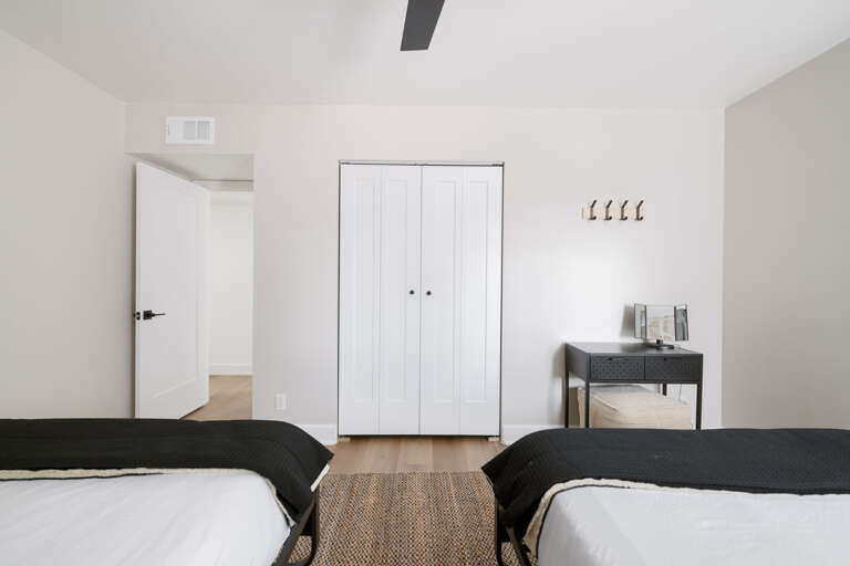 Get ready at the vanity. Get ready at the vanity.