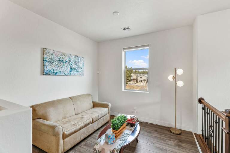 Loft: Full-size sleeper sofa and board games for extra guests. Loft: Full-size sleeper sofa and board games for extra guests.