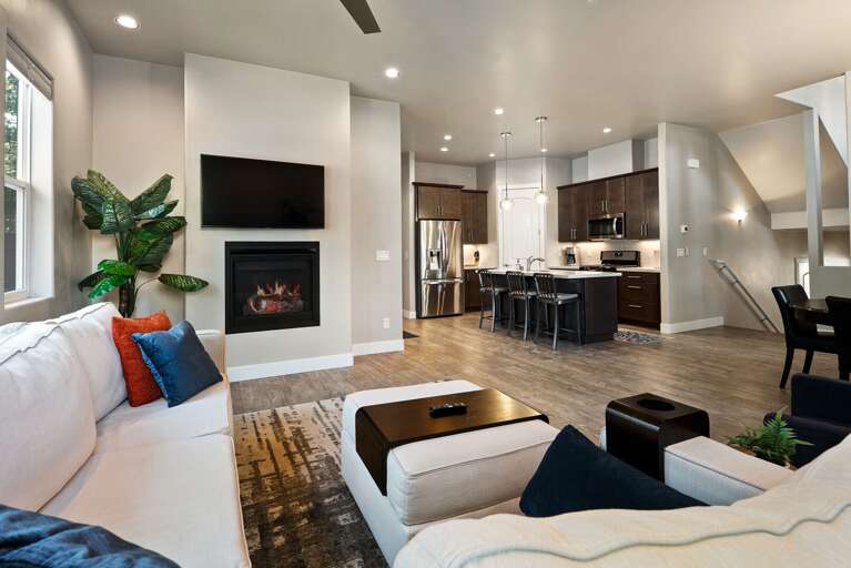 Modern & Spacious: Multi-level townhome with 4 comfortable bedrooms, 3.5 baths, and ample living space to make lasting memories.