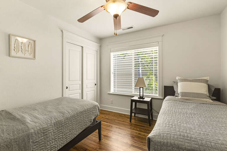 2nd Floor: Third Bedroom – Two twin beds, ideal for kids or friends. 2nd Floor: Third Bedroom – Two twin beds, ideal for kids or friends.