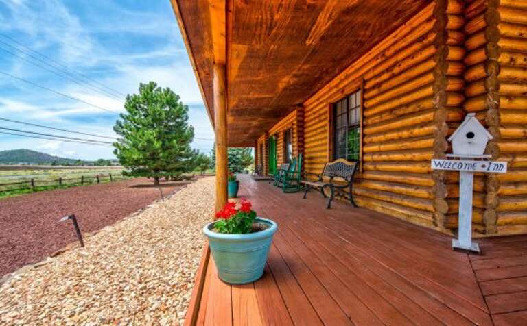 Stunning Wrap-Around Deck: Savor panoramic mountain views and the nostalgic sight of a historic steam engine as it rolls by, all from the comfort of your private access to wrap-around deck. Stunning Wrap-Around Deck: Savor panoramic mountain views and the nostalgic sight of a historic steam engine as it rolls by, all from the comfort of your private access to wrap-around deck.