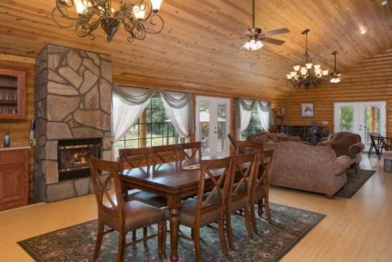 On the lower level, you'll find all the living areas designed to blend comfort, style, and