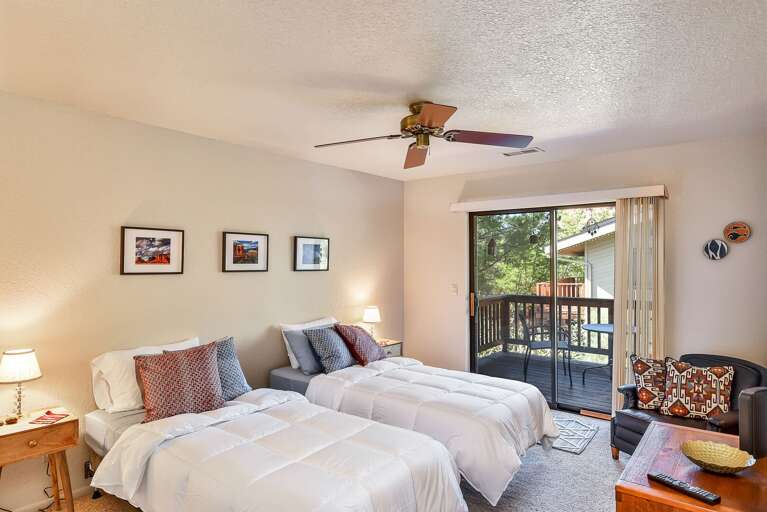 Second Bedroom: Two twin beds that can convert into a king with a bed extender—let us know at Second Bedroom: Two twin beds that can convert into a king with a bed extender—let us know at