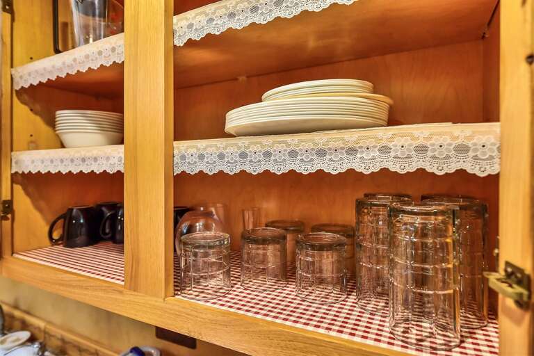 Fully stocked with cooking essentials and modern appliances