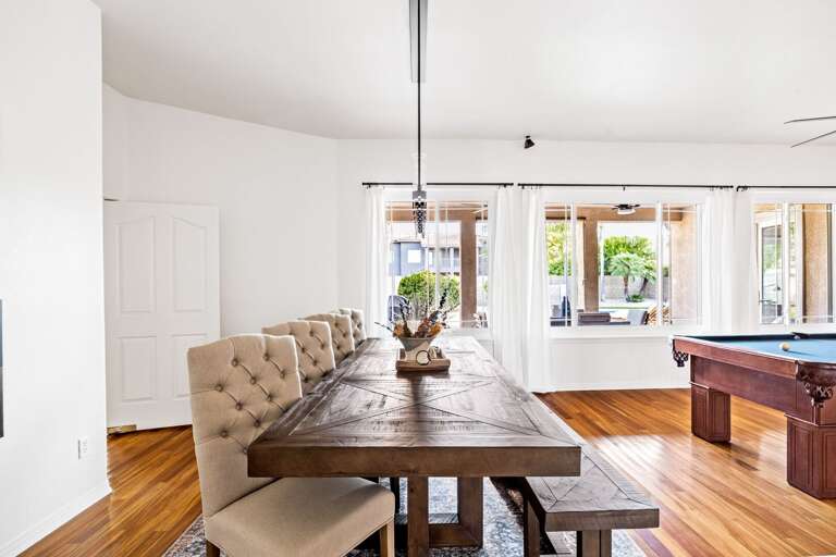 Dining Area Off w/ Seating for 8 + 7 Additional Seats Near Kitchen Dining Area Off w/ Seating for 8 + 7 Additional Seats Near Kitchen