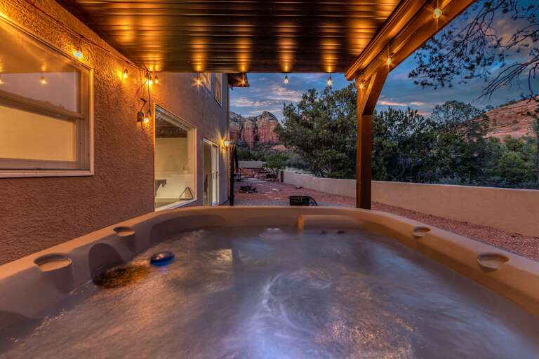 Enjoy The Hot Tub & Views at Sugarloaf House! Enjoy The Hot Tub & Views at Sugarloaf House!