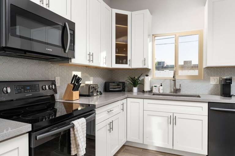 Kitchen Sink Overlooks Backyard