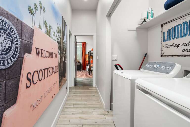 Laundry Room w/ Washer & Dryer