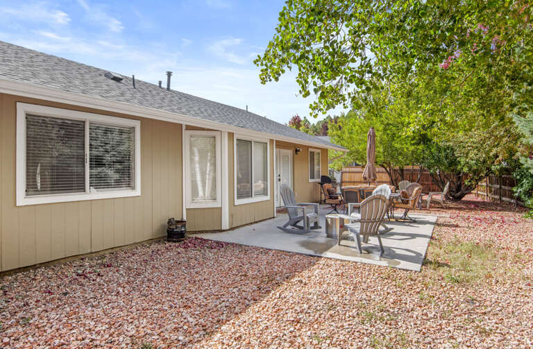 Fully fenced yard for  pets to run free Fully fenced yard for  pets to run free