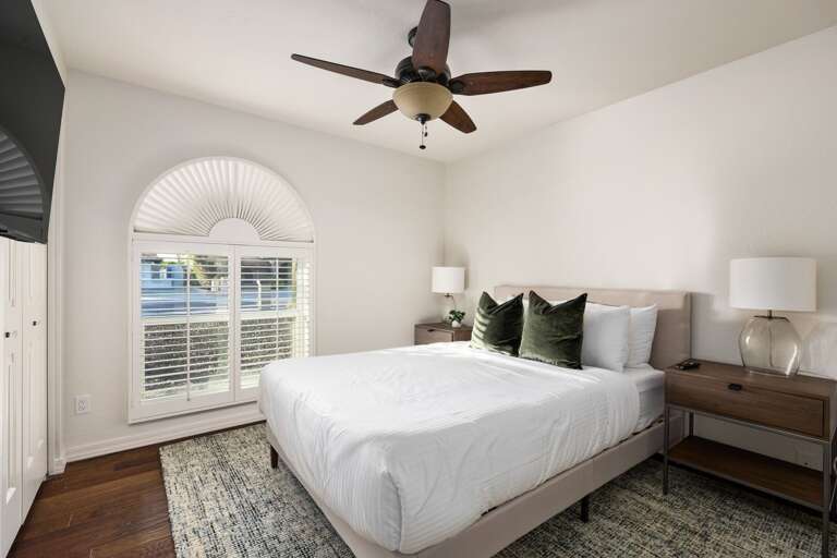 Bedroom Two w/ Queen Bed & TV