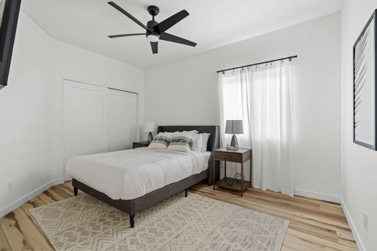 Bedroom Three w/ Queen Bed & TV Bedroom Three w/ Queen Bed & TV