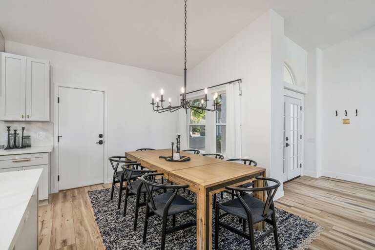 Dining Area w/ Seating for 8 + 3 at Kitchen Island Dining Area w/ Seating for 8 + 3 at Kitchen Island