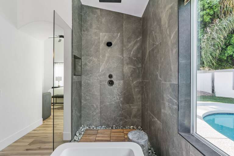 Shower Area Off of Main Suite Shower Area Off of Main Suite