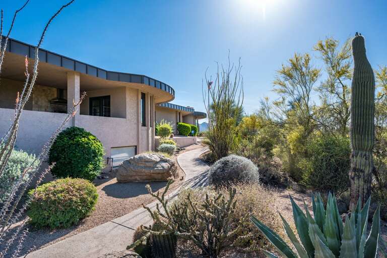 Walkway with Local Flora & Fauna at The Carefree Crest