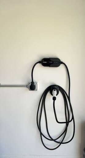 The MYAH has a phase 250 amp Electric Vehicle charger for high-speed universal charging.