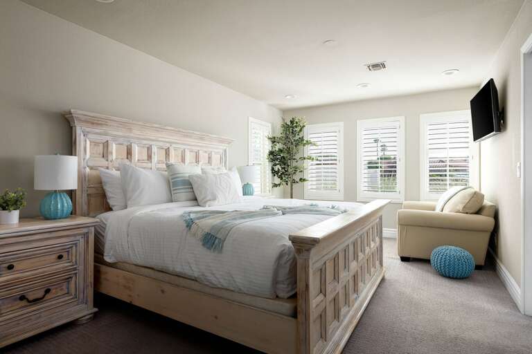 Bedroom Two w/ King Bed, Twin Bed & TV Bedroom Two w/ King Bed, Twin Bed & TV