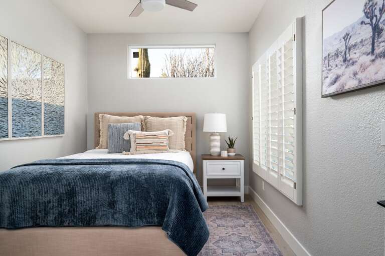 Bedroom off of the game room