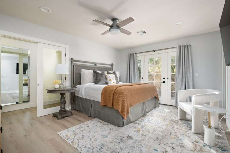 Master bedroom  with an ensuite.