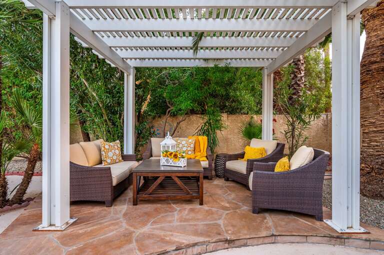 Private oasis amongst the whispering palms