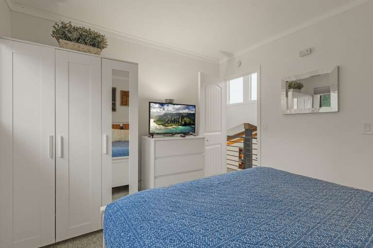 Lots of storage for your items and a TV in bedroom 2. Lots of storage for your items and a TV in bedroom 2.