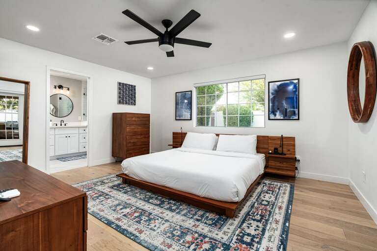 Primary bedroom with King Bed