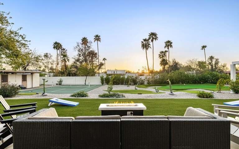 Fire table for cold nights.