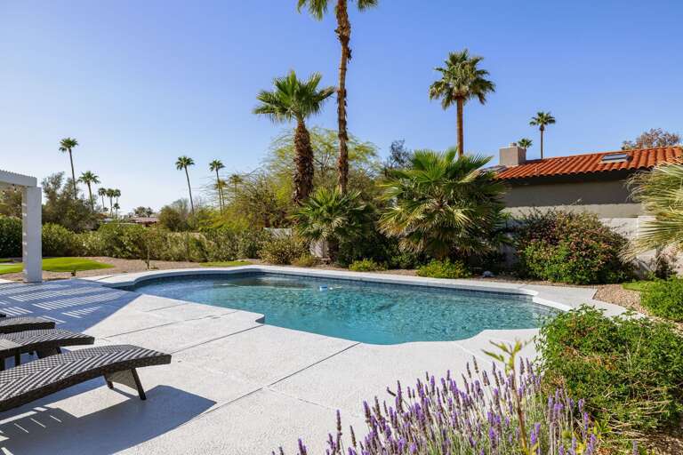 Good size pool to unwind in!