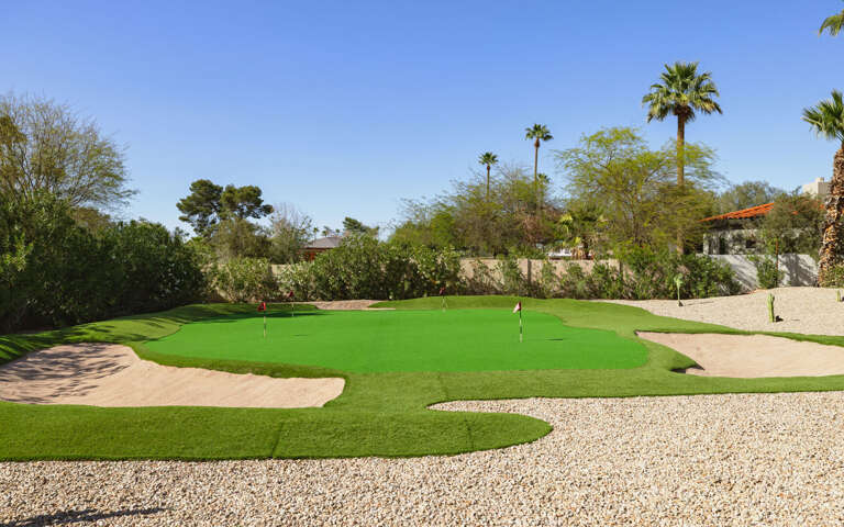 Mini golf course.
