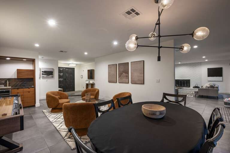 View from dining table