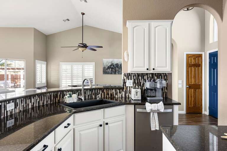 Cook with ease in this stylish kitchen designed for comfort and connection.
