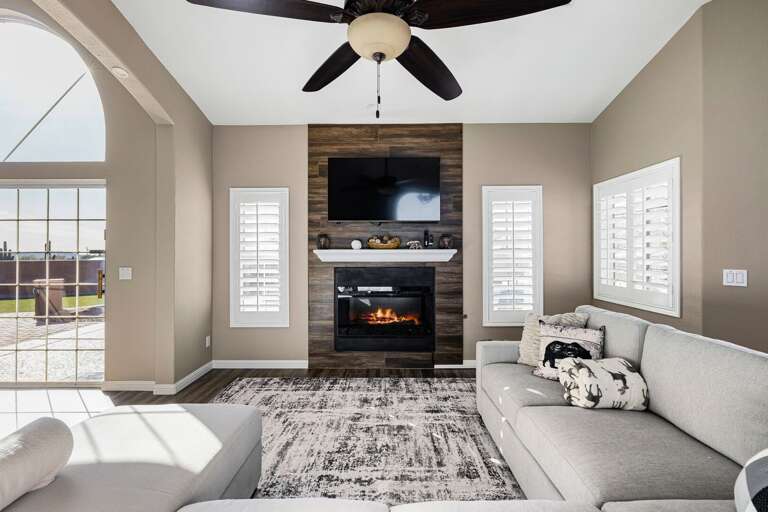 Modern comfort meets warm desert charm!