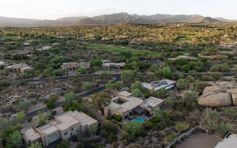 Enjoy a prime location surrounded by natural desert beauty, luxury homes, and breathtaking mountain views in every direction.