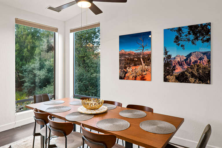Dining Area w/ Artwork at Sanborn