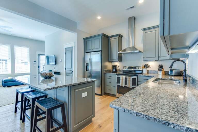 Open Concept Kitchen and Living Area Open Concept Kitchen and Living Area