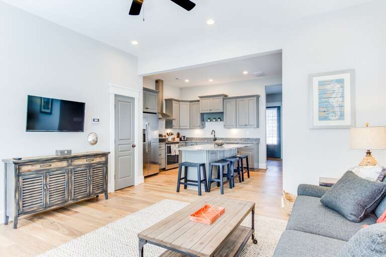 Open Concept Kitchen and Living Room Open Concept Kitchen and Living Room