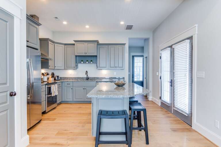 Kitchen View to Front Door